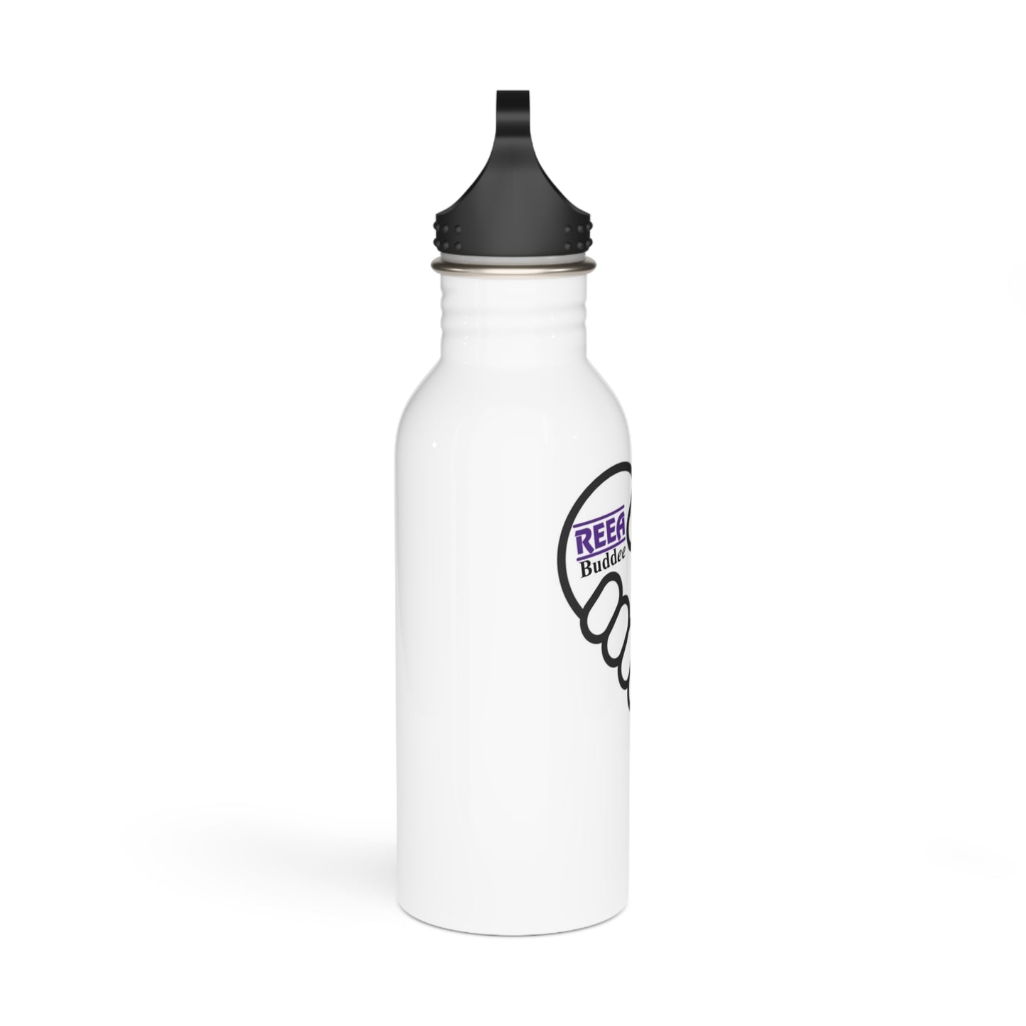 Mentor Stainless Steel Water Bottle — 'REEA Buddee' Handshake Design